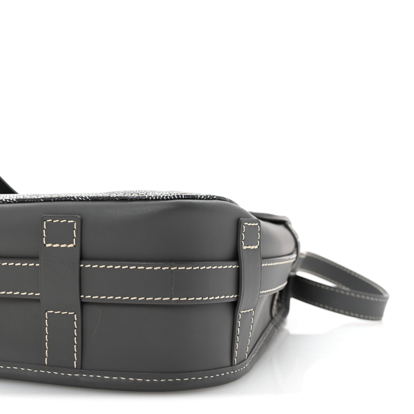 Goyardine Belvedere II MM Messenger Bag Grey