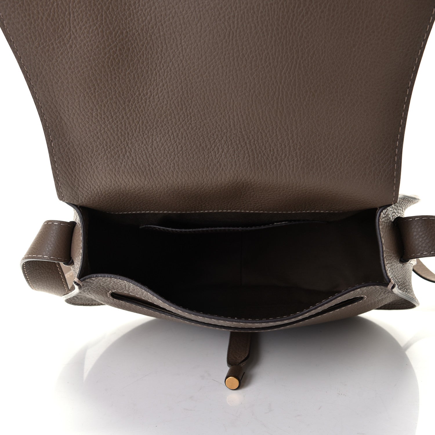 Chloe Calfskin Medium Marcie Round Crossbody Bag Truffle 4 of 5