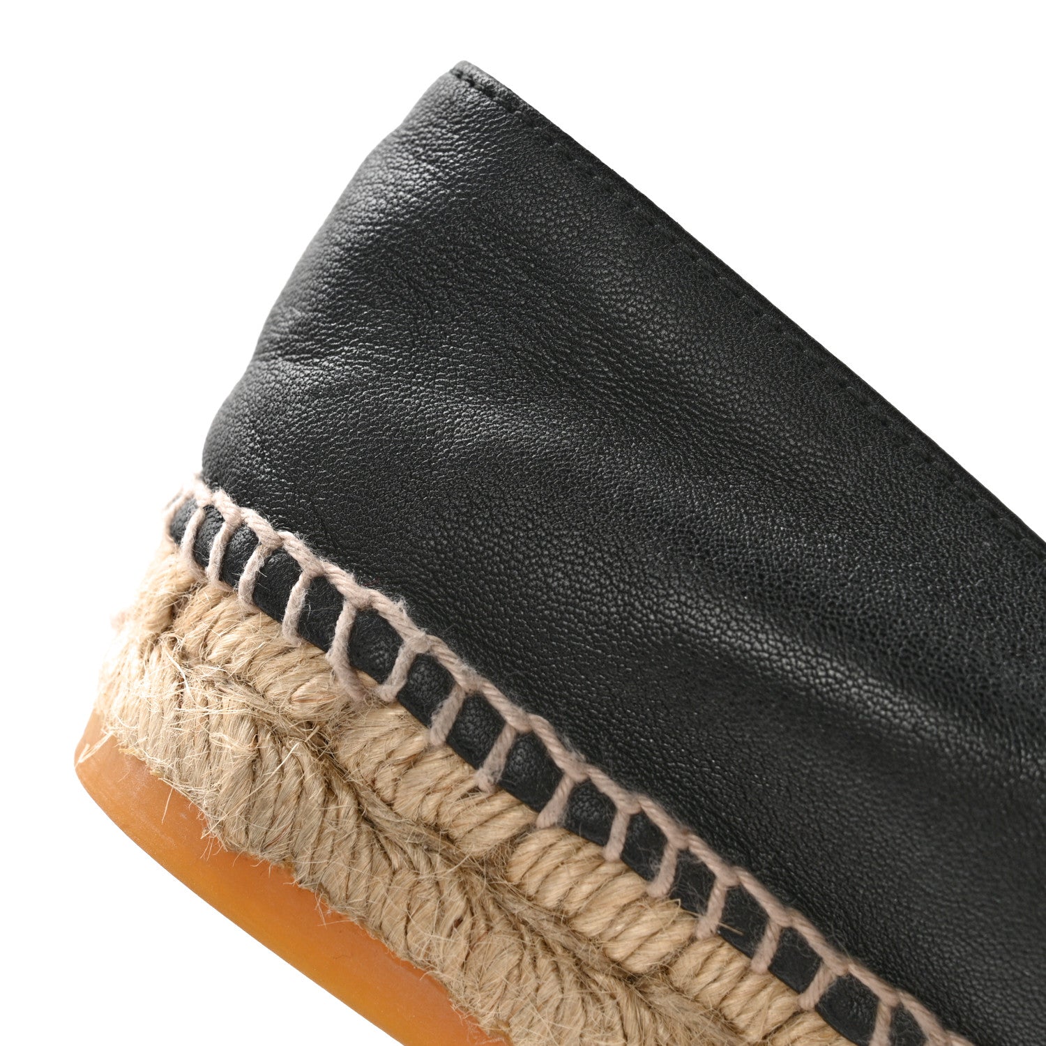 Chanel Lambskin CC Espadrilles 37 Black 8 of 10