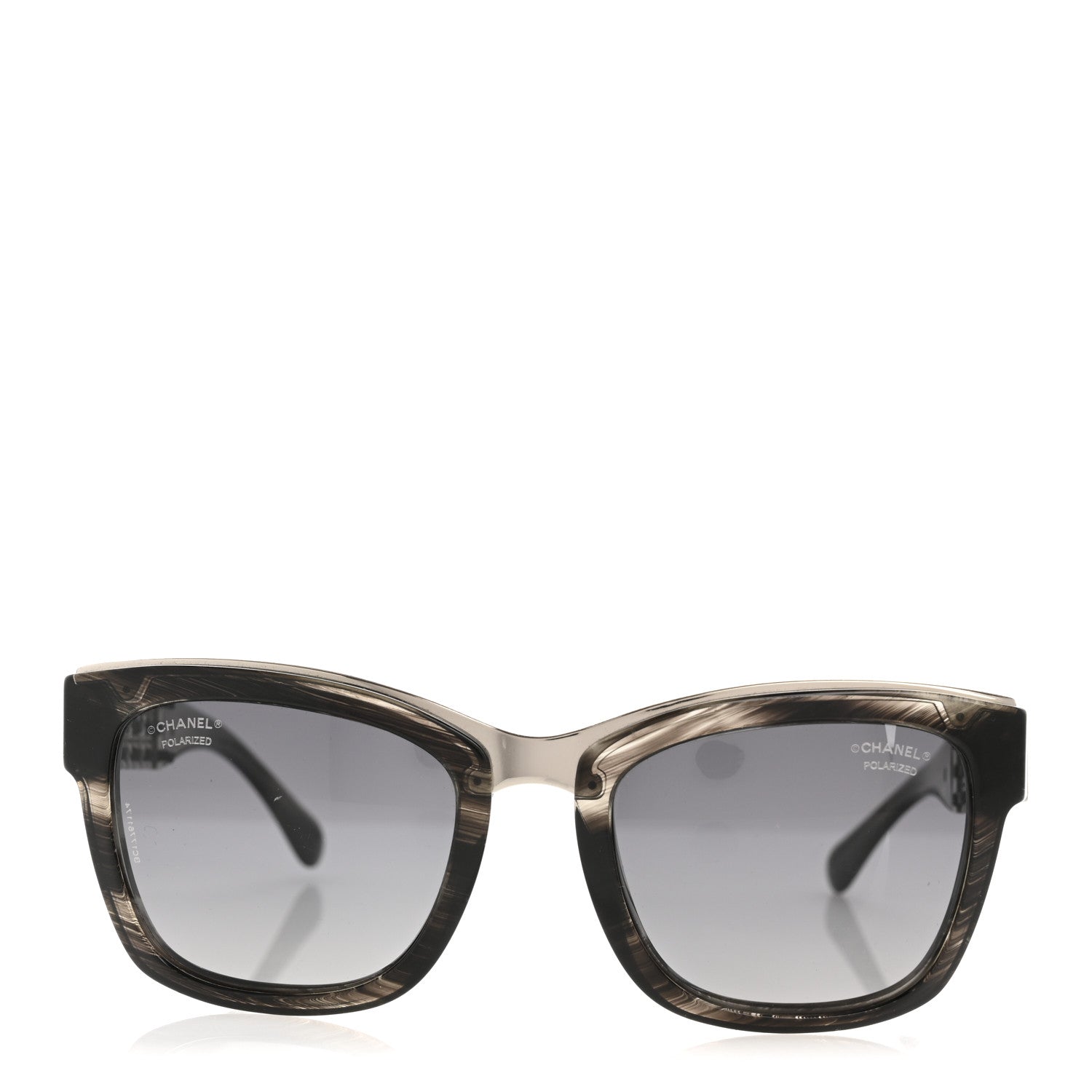 Chanel Acetate Lambskin Chain Sunglasses 5362-Q Black 2 of 9