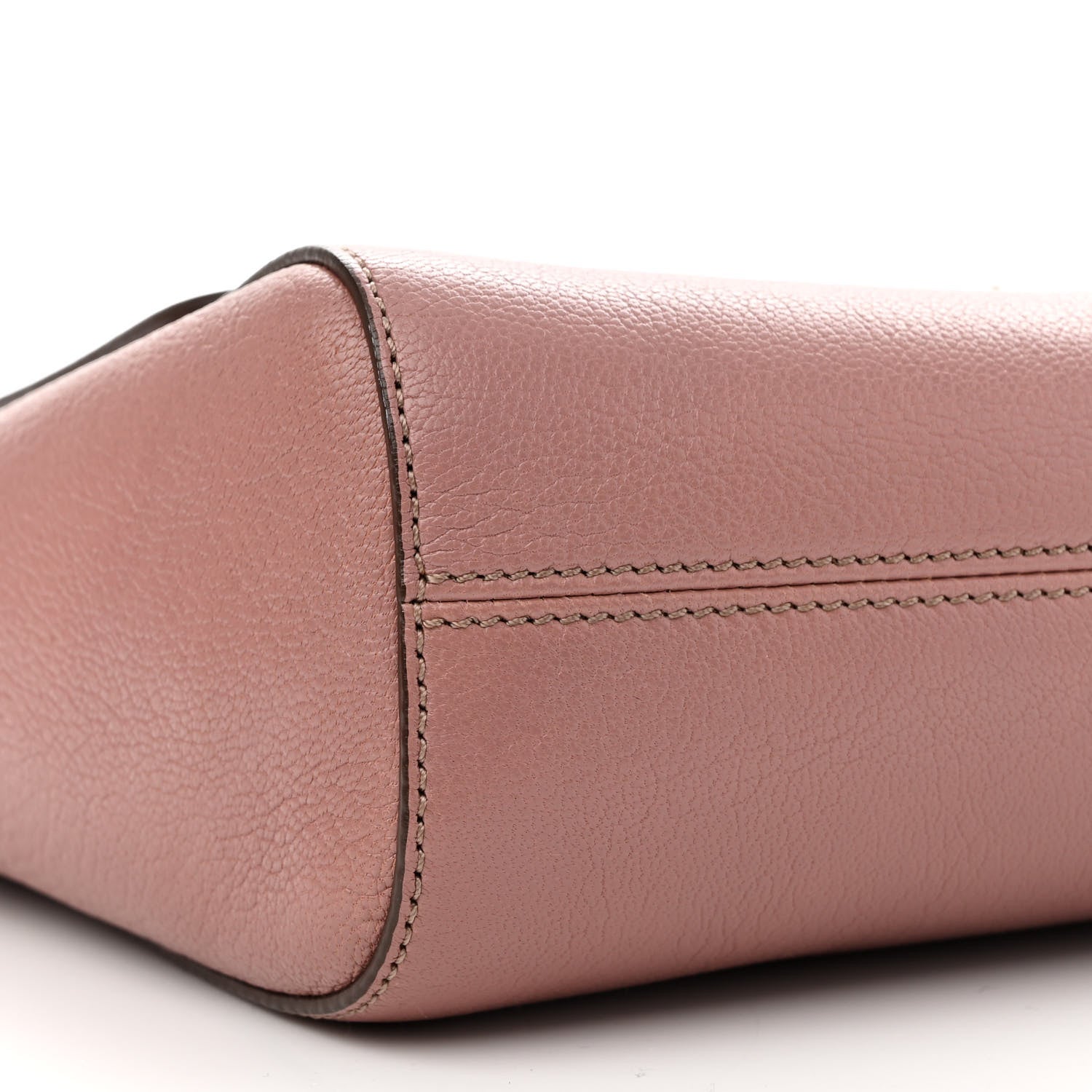 Mulberry Calfskin Goat Medium Lily Flap Dark Blush 10 of 14