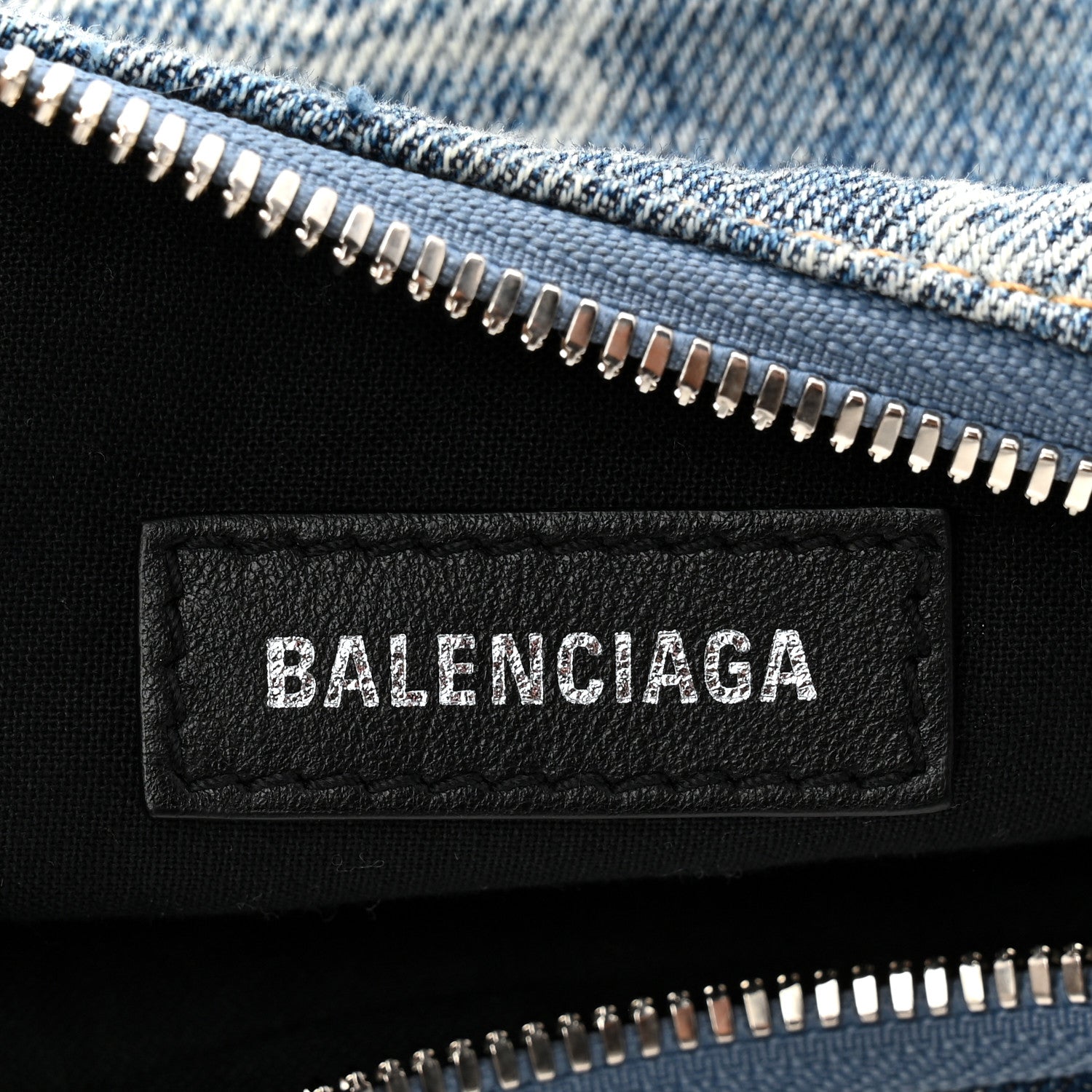 Balenciaga Denim BB Monogram Le Cagole Shoulder Bag XS Blue 7 of 11