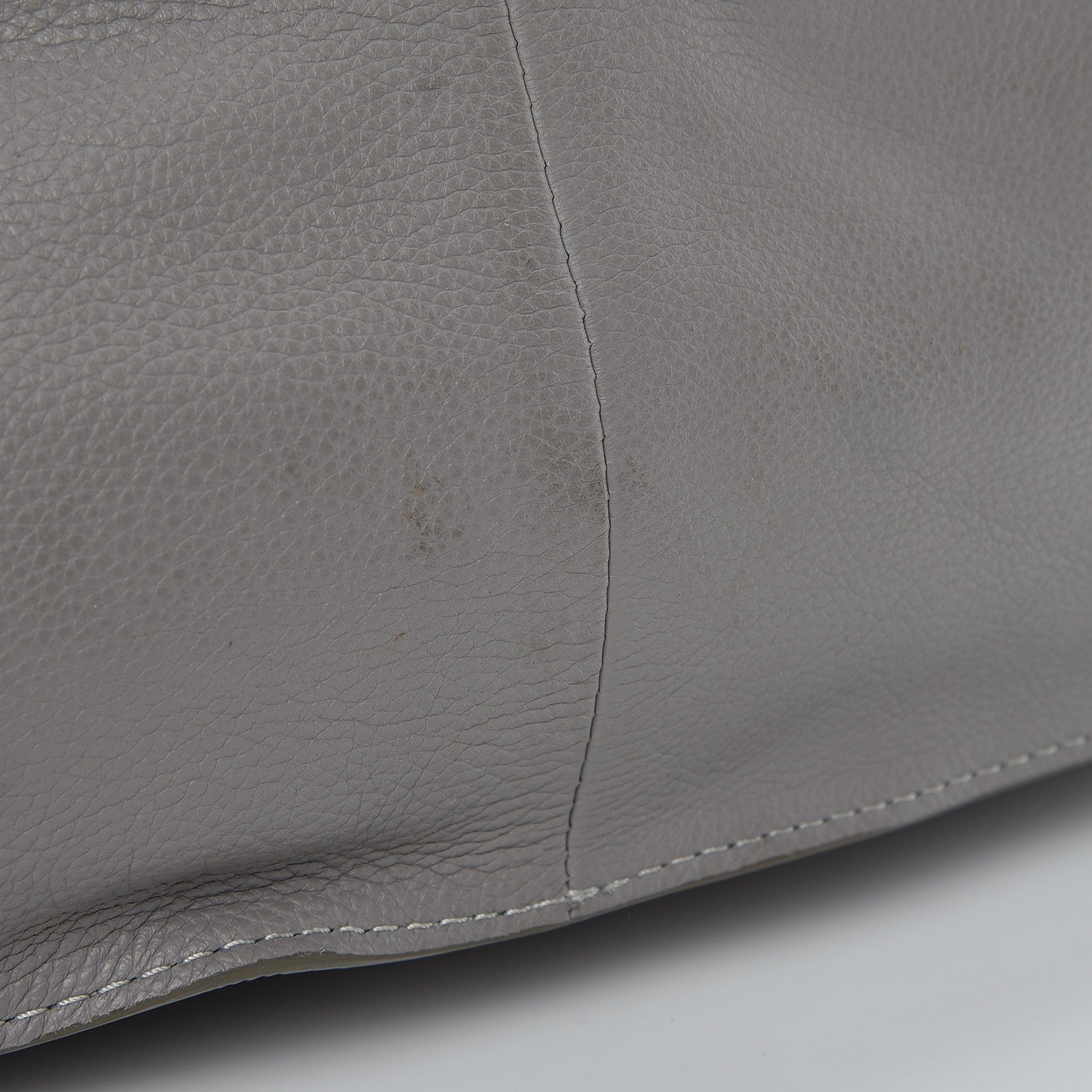 Chloe Calfskin Large Marcie Satchel Cashmere Grey 9 of 9