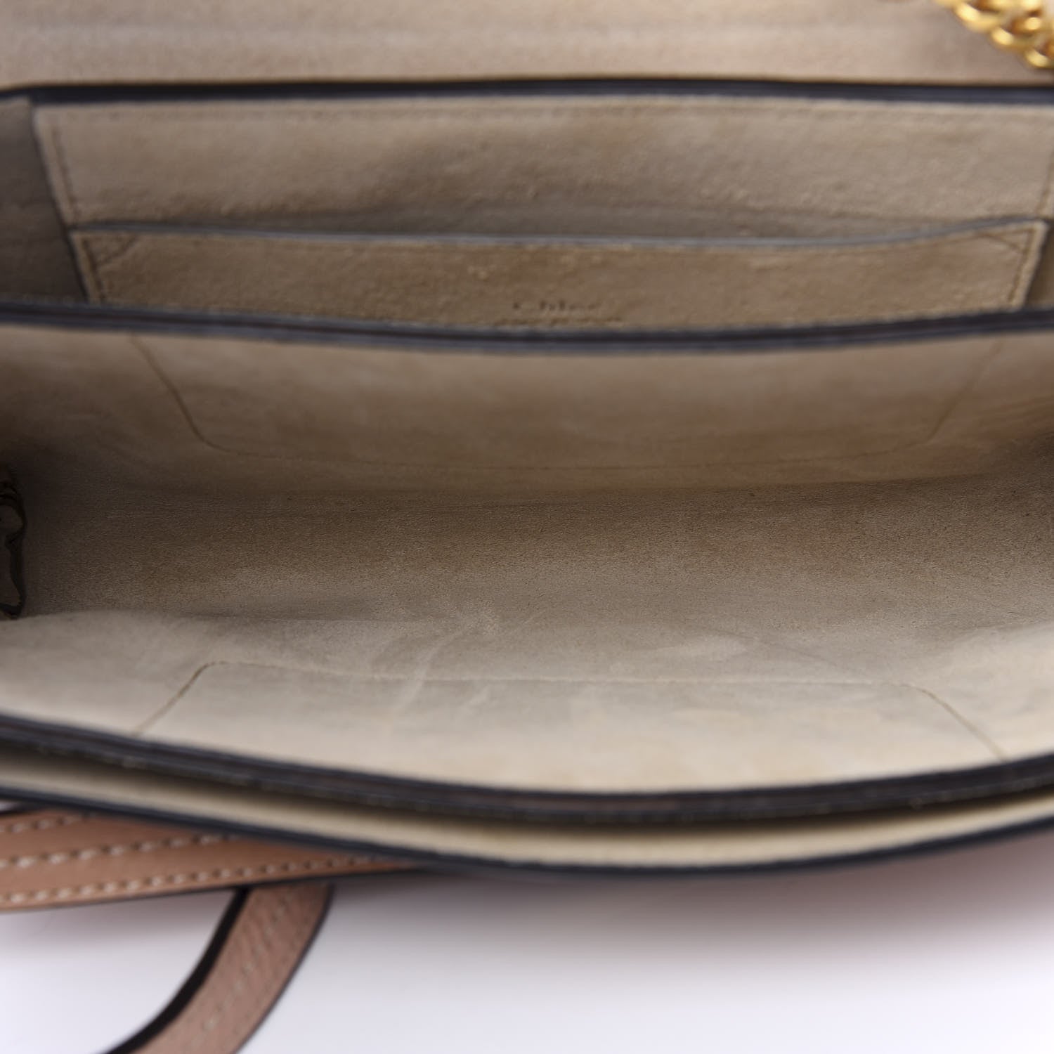 Chloe Goatskin Small Faye Shoulder Bag Biscotti Beige 4 of 8