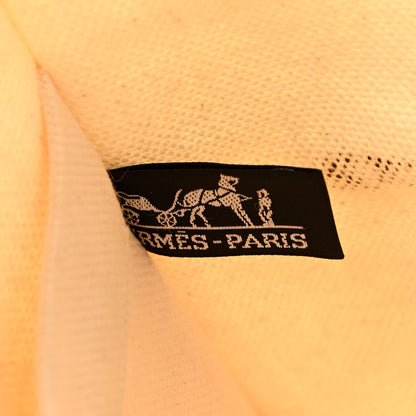 Hermes Canvas Fourre Tout PM Craie Lime 6 of 14