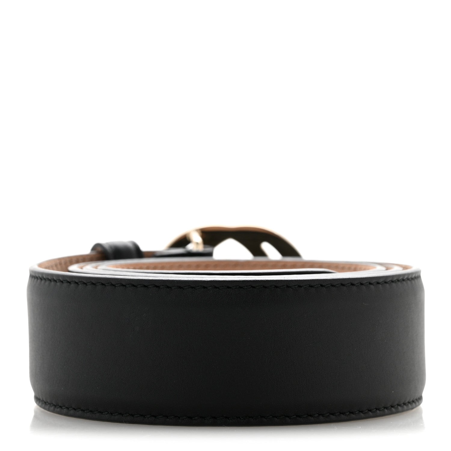 Gucci Calfskin Interlocking G 37mm Belt 90 36 Black 2 of 6