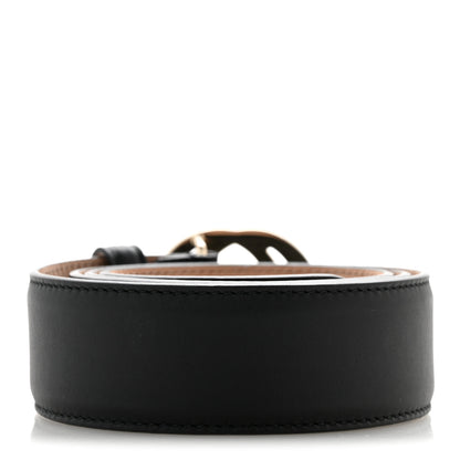 Gucci Calfskin Interlocking G 37mm Belt 90 36 Black 2 of 6