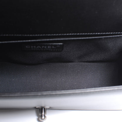Chanel Lambskin Quilted Medium Boy Flap Black 7 of 9