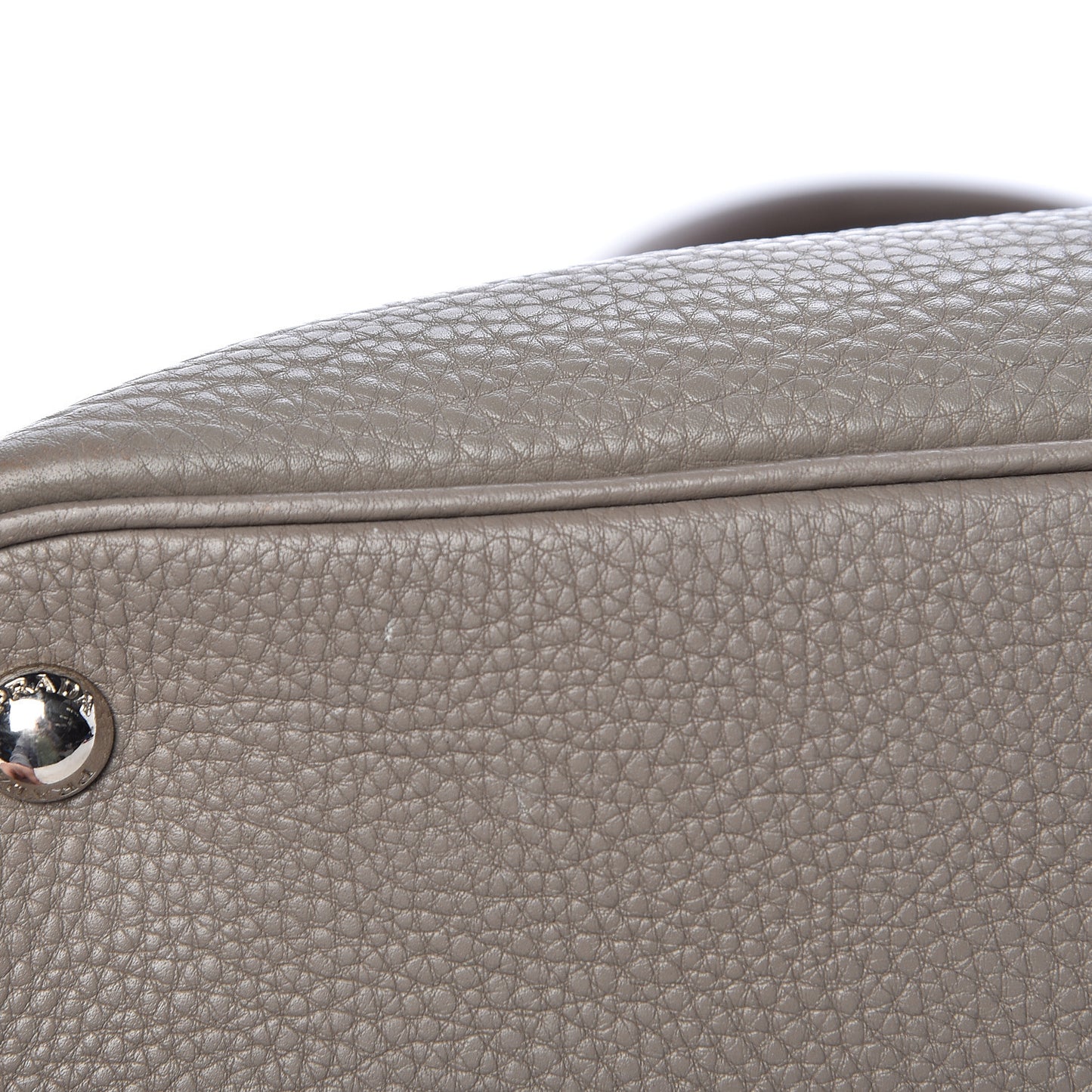 Vitello Daino Small Double Bag Argilla Black