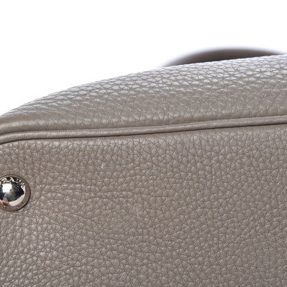 Prada Vitello Daino Small Double Bag Argilla Black 13 of 23