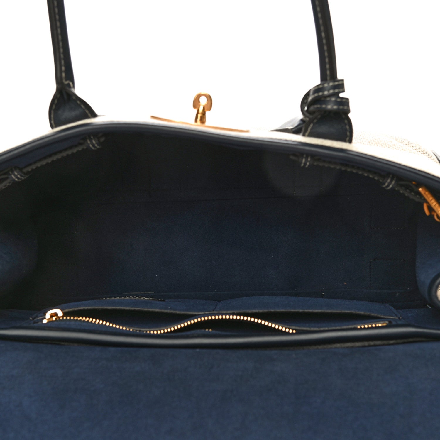 Mulberry Calfskin Canvas Heritage Bayswater Midnight 5 of 16