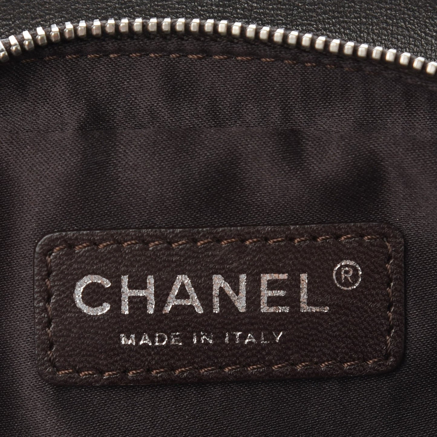 Metallic Lambskin Stitched New Mini Flap Grey