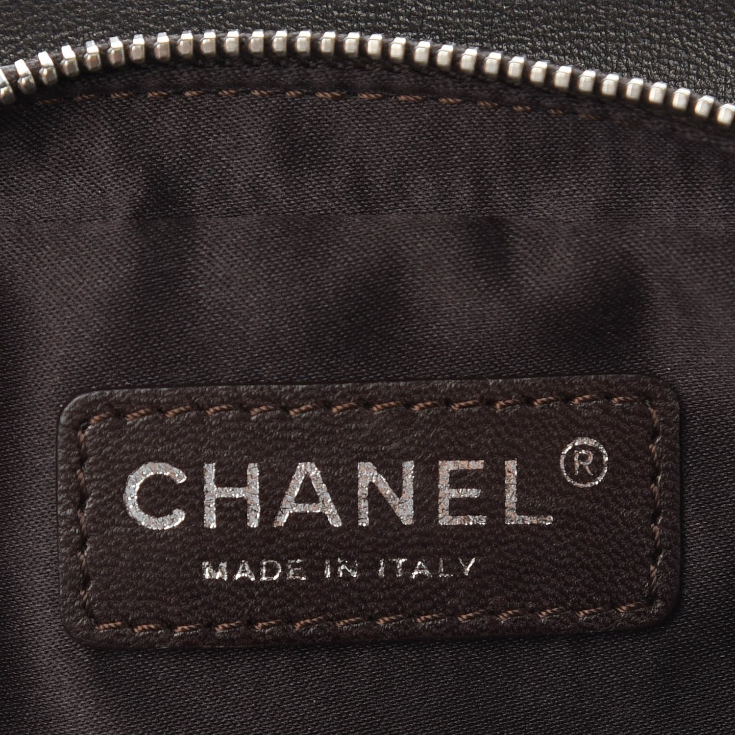 Chanel Metallic Lambskin Stitched New Mini Flap Grey 7 of 9