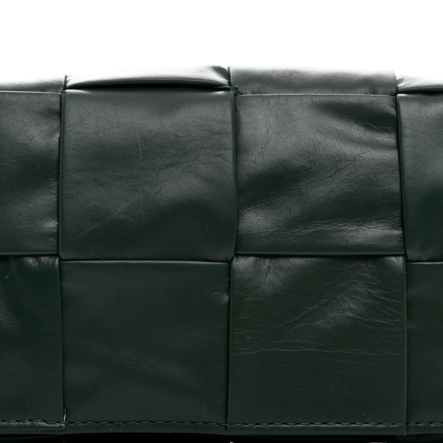 Bottega Veneta Paper Calfskin Intrecciato Cassette Belt Bag Raintree 8 of 10