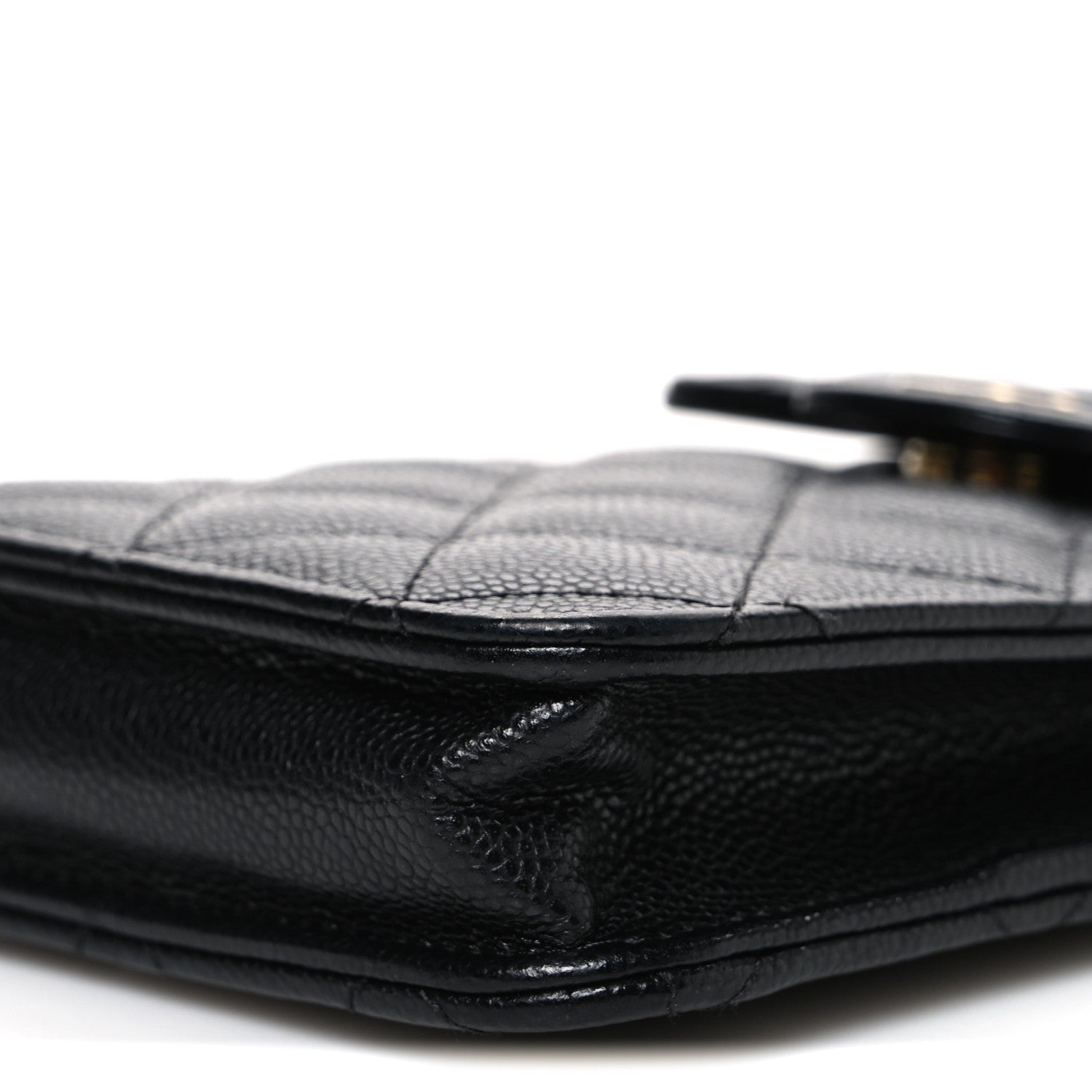 Chanel Caviar Quilted Classic Phone Holder Black 11 of 11
