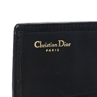Christian Dior Lambskin Cannage Lady Dior Flap Wallet Black 6 of 7