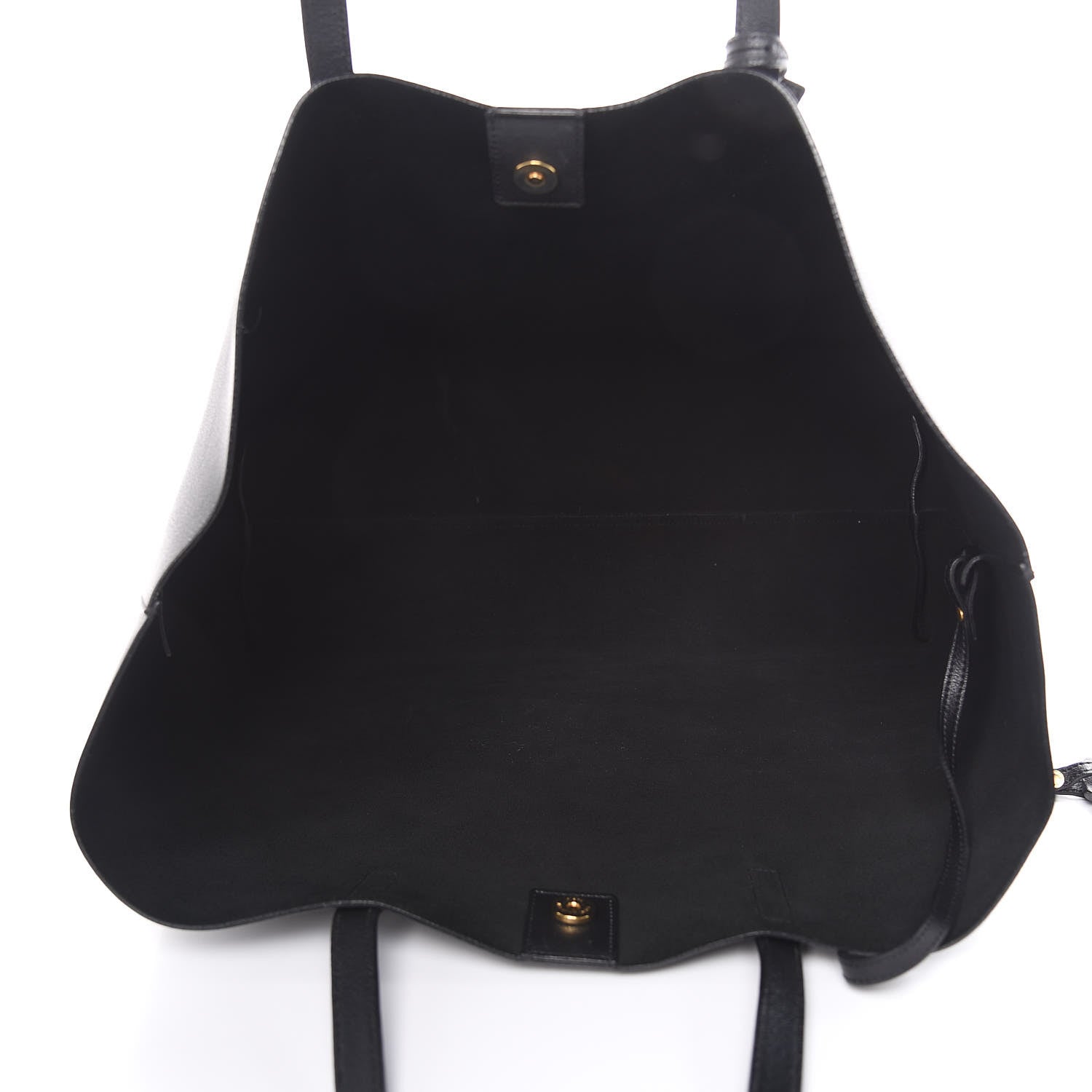 Saint Laurent Calfskin Large Shopping Tote Black 6 of 13