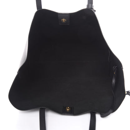 Saint Laurent Calfskin Large Shopping Tote Black 6 of 13