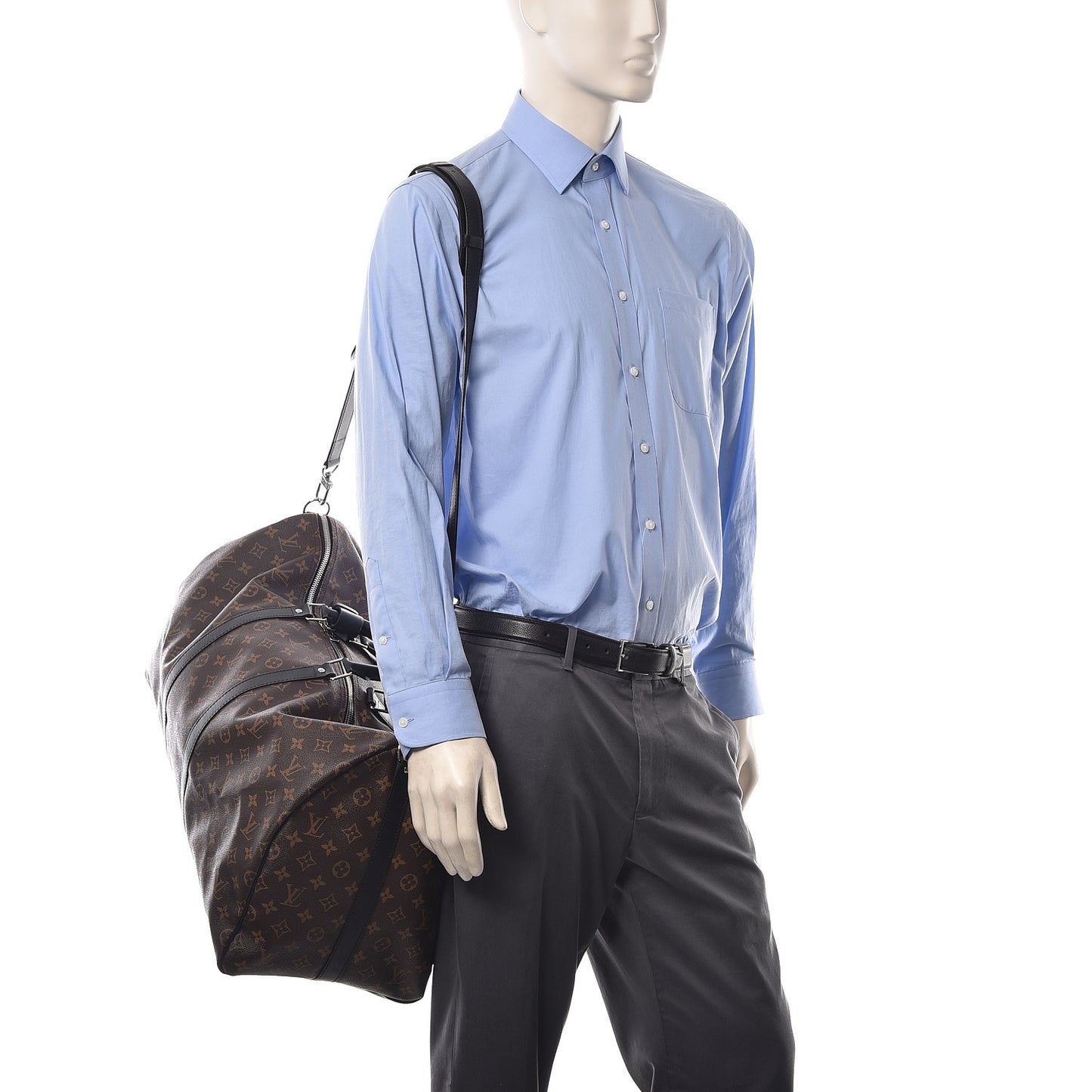 Monogram Macassar Keepall Bandouliere 55
