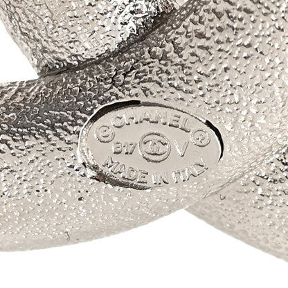 Chanel Baguette Crystal CC Brooch Silver 3 of 4