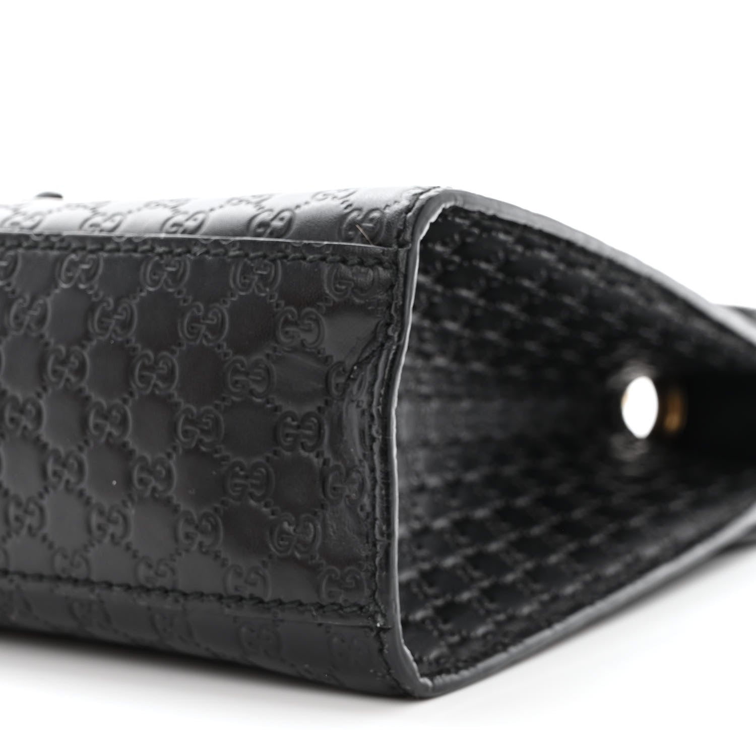 Gucci Microguccissima Medium Emily Chain Shoulder Bag Black 10 of 13