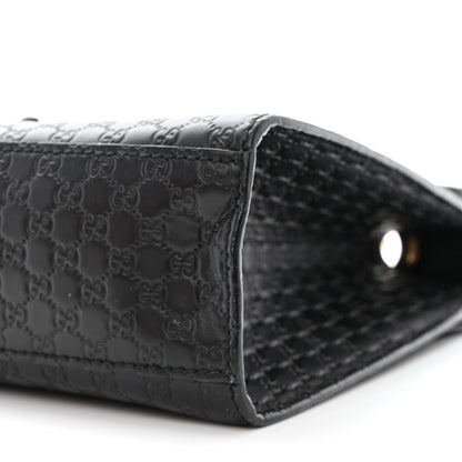 Gucci Microguccissima Medium Emily Chain Shoulder Bag Black 10 of 13