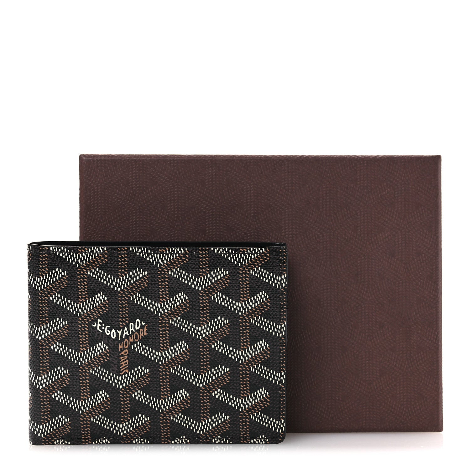 Goyard Goyardine Bi-Fold Victoire PM Wallet Black 9 of 9