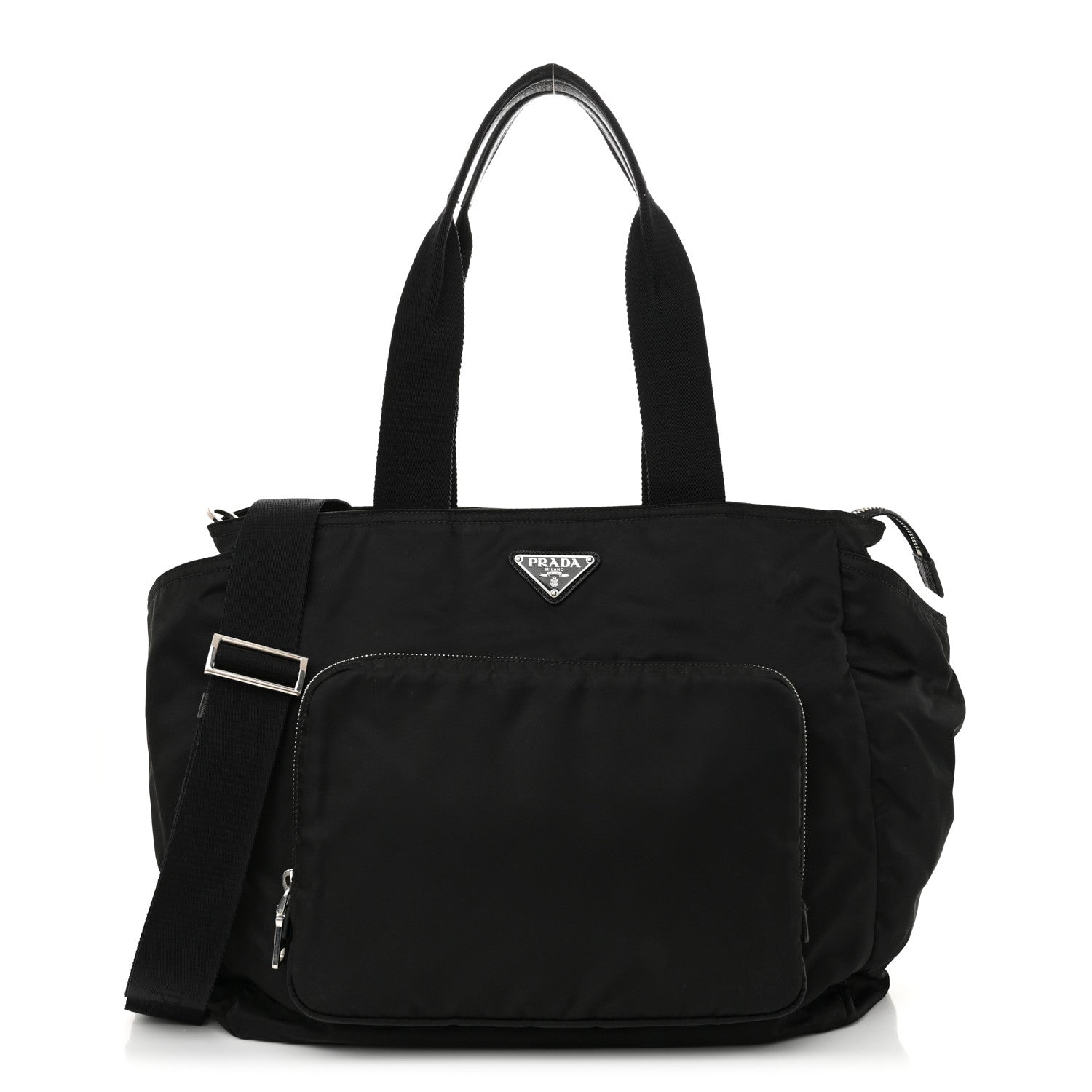 Prada Tessuto Nylon Diaper Bag Black 1 of 10