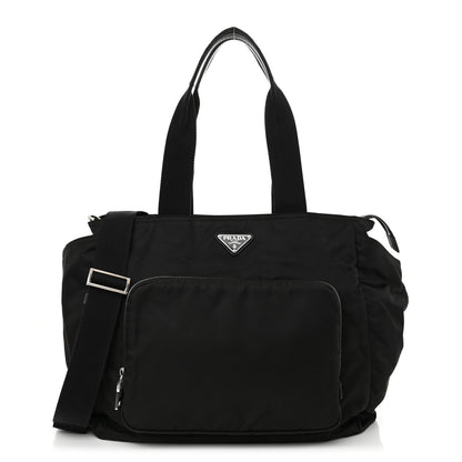 Prada Tessuto Nylon Diaper Bag Black 1 of 10