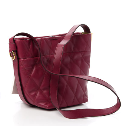 Givenchy Lambskin Quilted Mini GV Bucket Bag Orchid Purple 3 of 10