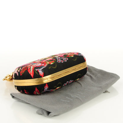 Alexander McQueen Embroidered Unicorn Knuckle Duster Box Clutch Multicolor 4 of 8