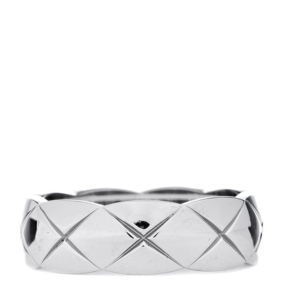 Chanel 18K White Gold Small Coco Crush Ring 58 8.5 3 of 7