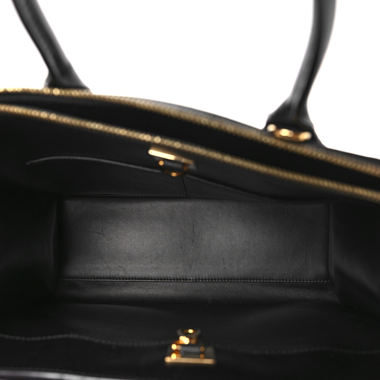 Louis Vuitton Calfskin City Steamer MM Black 5 of 9