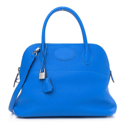 Hermes Taurillon Clemence Bolide 31 Bleu Hydra 1 of 12