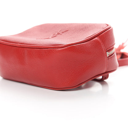 Saint Laurent Lambskin Monogram Lou Belt Bag Red 10 of 11