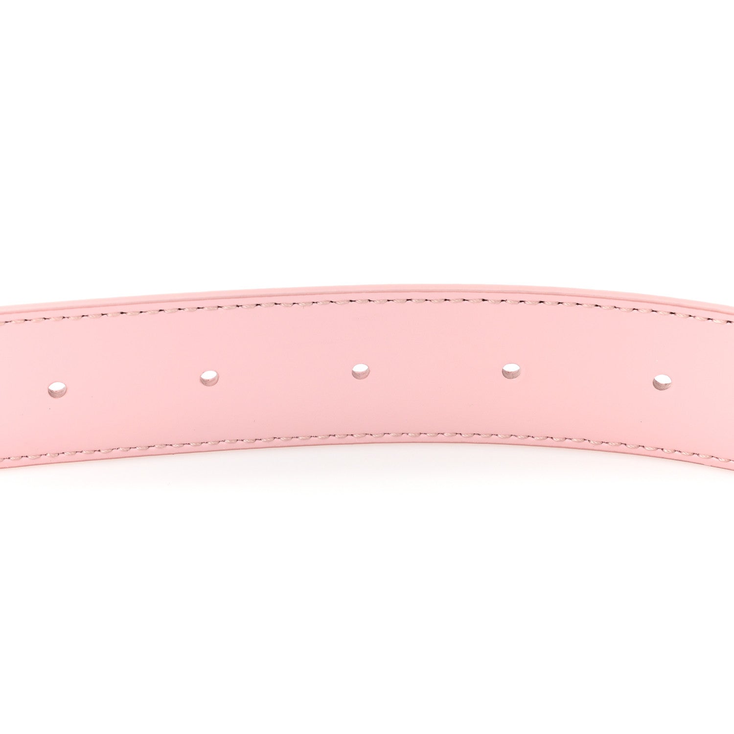 Louis Vuitton Damier Azur 30mm LV Initiales Reversible Belt 85 34 Pink 5 of 7
