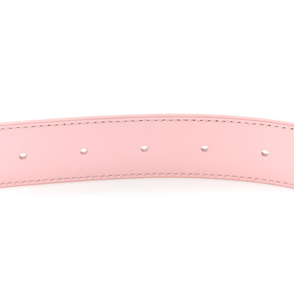 Louis Vuitton Damier Azur 30mm LV Initiales Reversible Belt 85 34 Pink 5 of 7