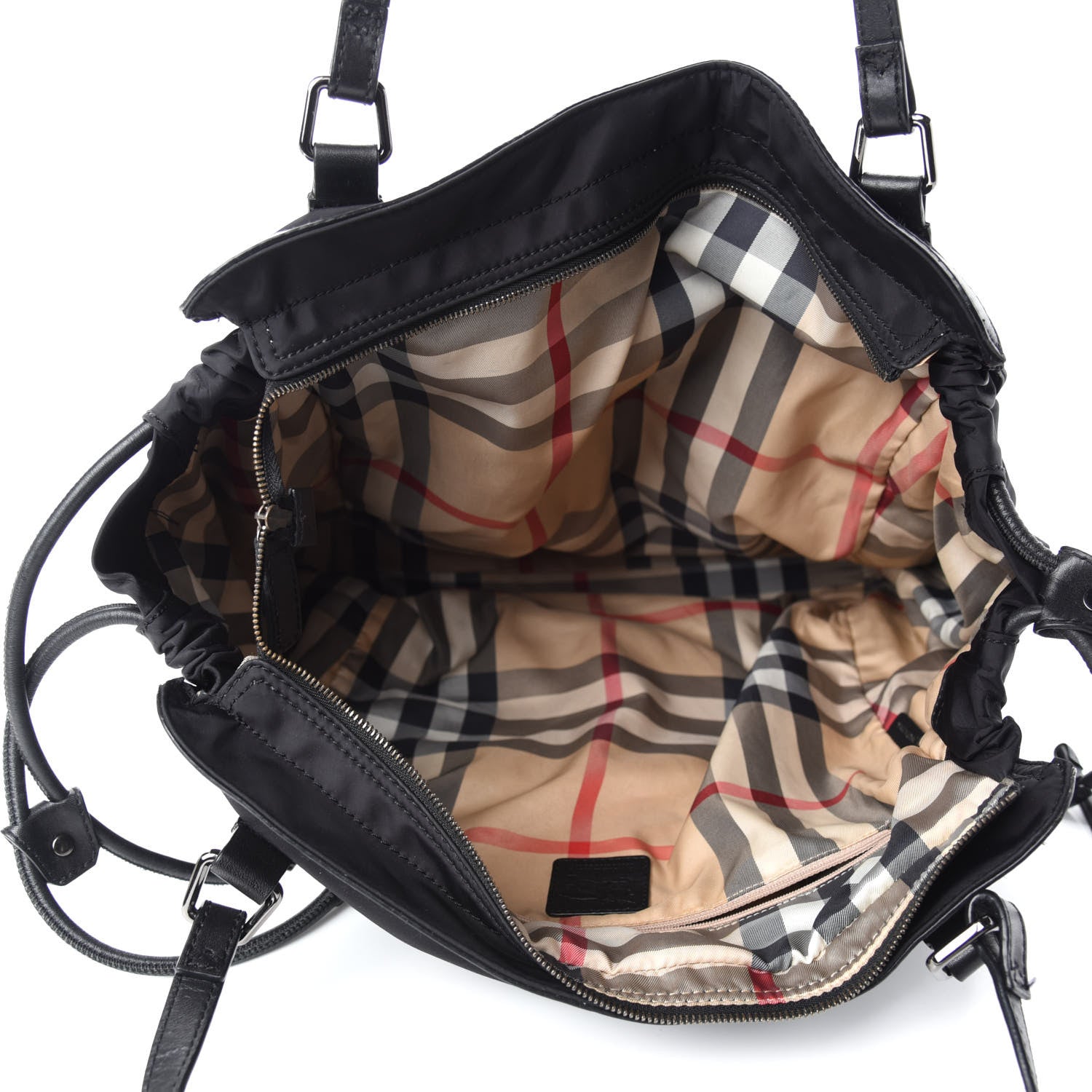 Burberry Nylon Buckleigh Packable Tote Black 5 of 11