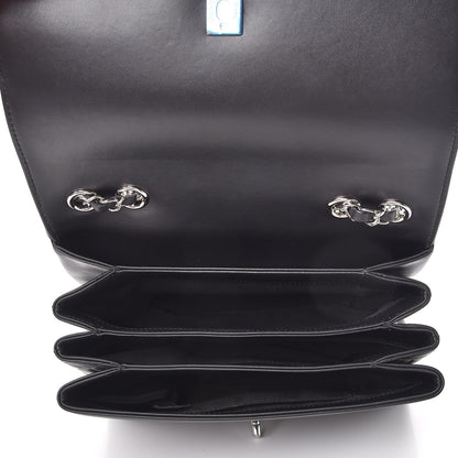 Chanel Calfskin Small Tramezzo Flap Black 5 of 8