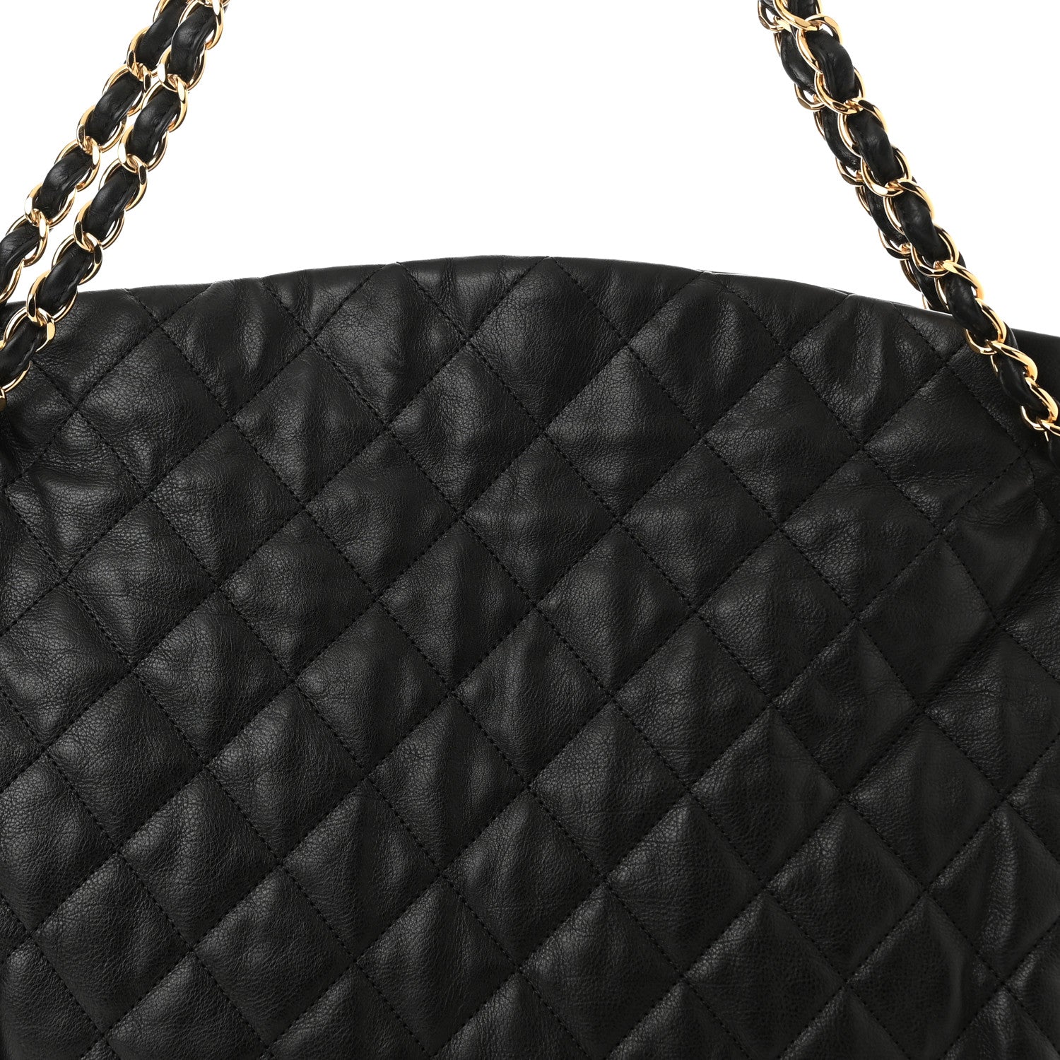 Chanel Calfskin Quilted Large Chain Me Hobo Black 8 of 12