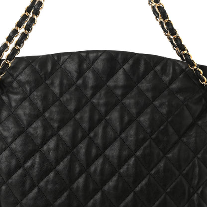Chanel Calfskin Quilted Large Chain Me Hobo Black 8 of 12