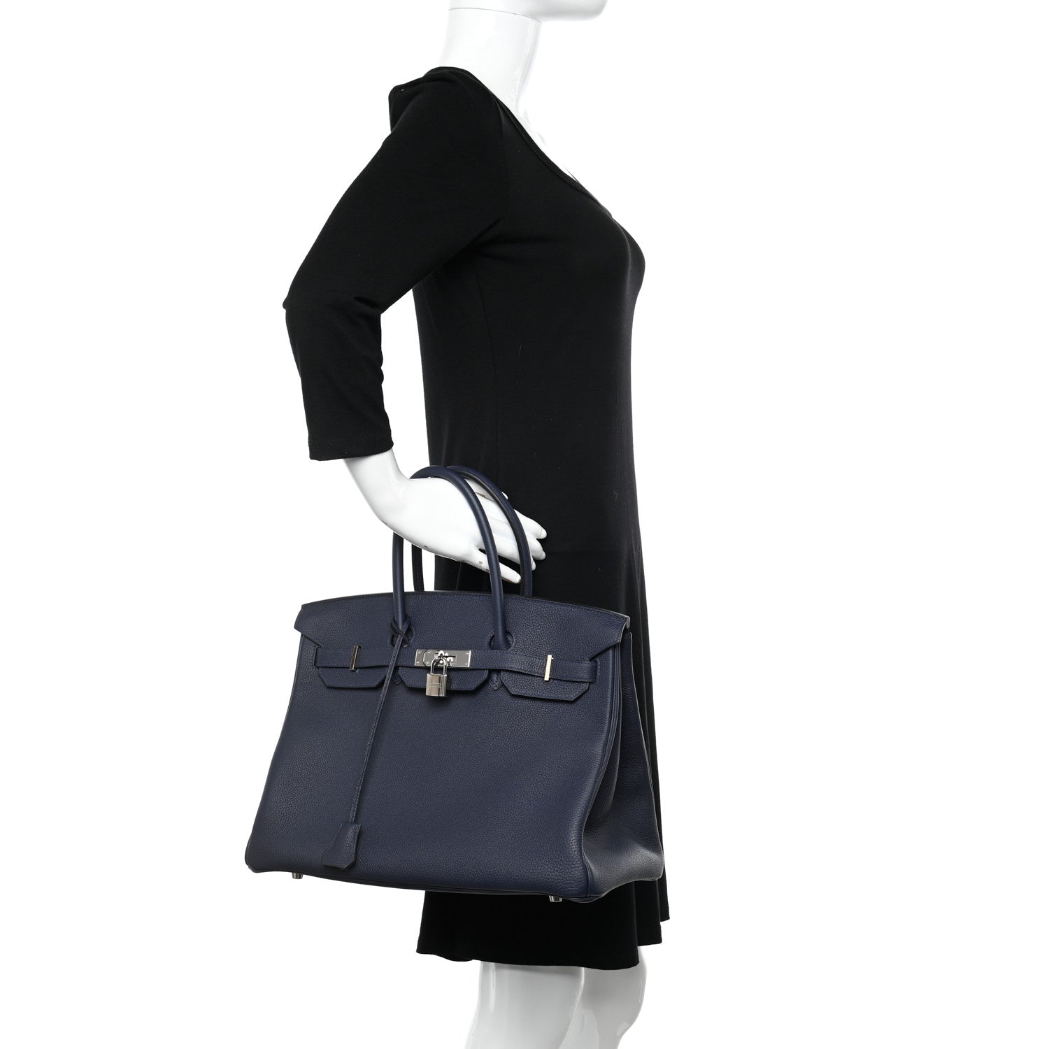 Hermes Togo Birkin 35 Bleu Nuit 2 of 12