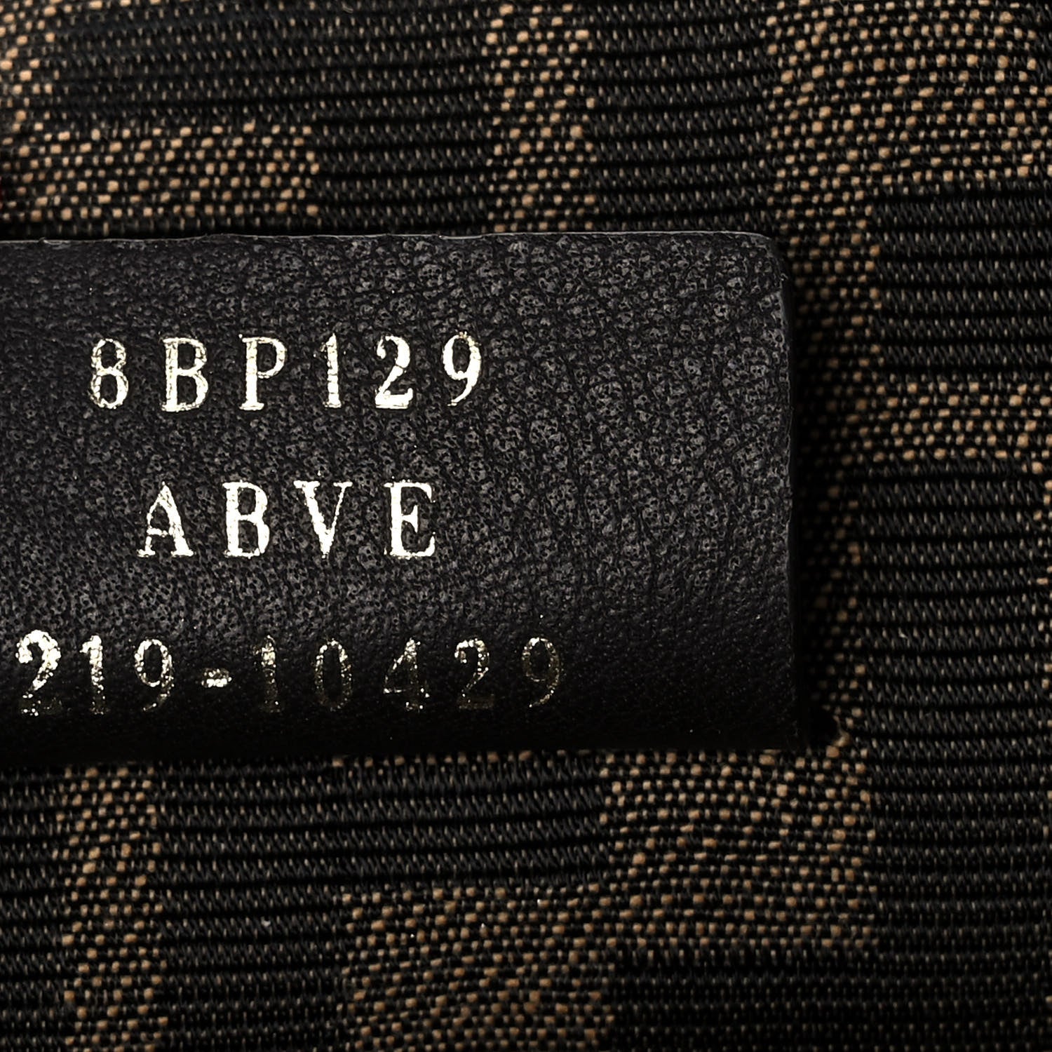 Fendi Shiny Nappa Small Fendi First Black 7 of 9