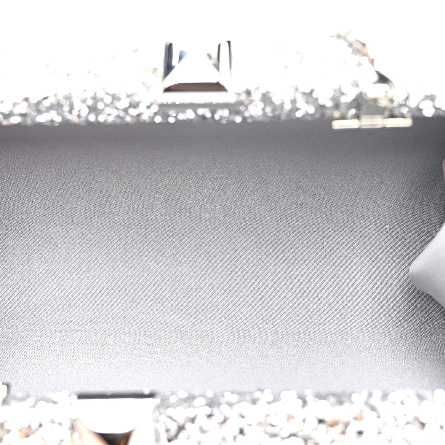 Jimmy Choo Glitter Celeste Clutch Silver 5 of 9