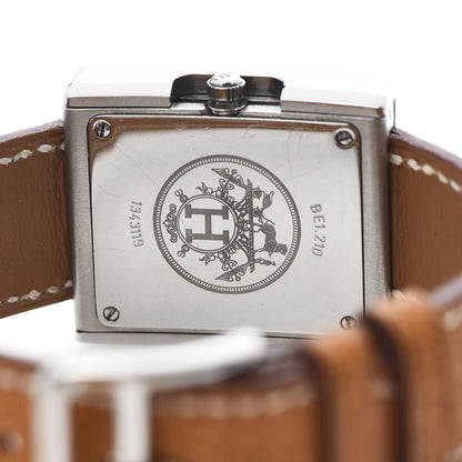 Hermes Stainless Steel Epsom 26mm Belt Quartz Watch Gold 5 of 5
