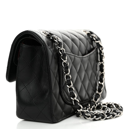 Chanel Lambskin Quilted Small Double Flap Black 3 of 12