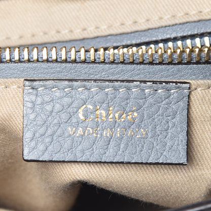 Chloe Suede Calfskin Small Faye Backpack Cloudy Blue 6 of 18