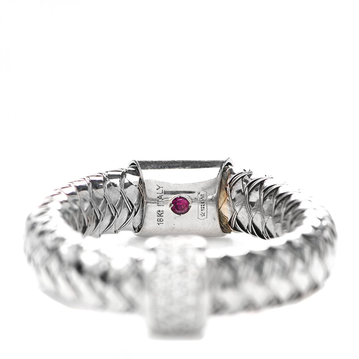 18K White Gold Diamond Primavera Ring 54 6.75