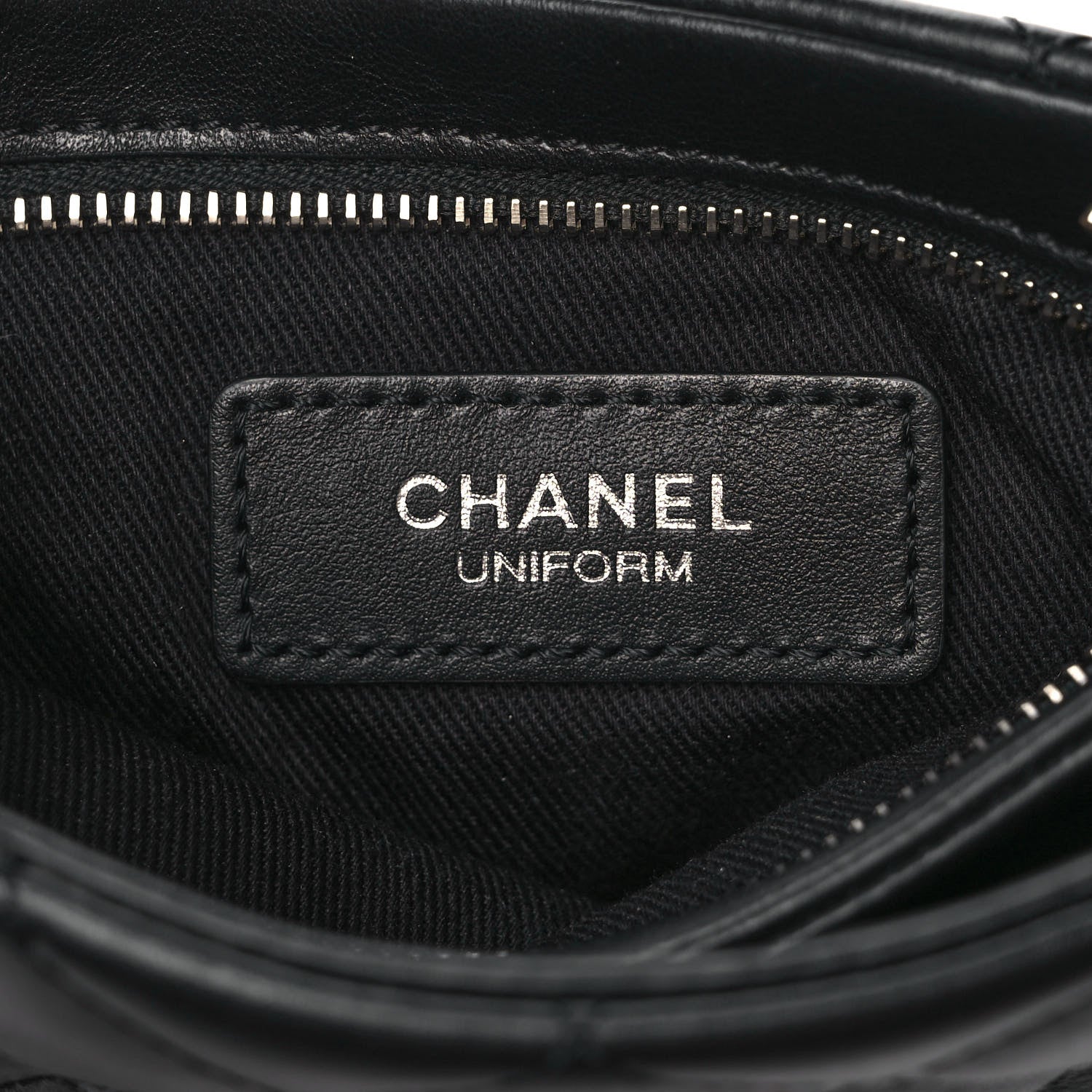 Chanel Lambskin Quilted Crossbody Bag Black 6 of 9