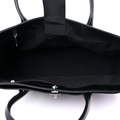 Chanel Calfskin Cerf Executive Shopper Tote Black 6 of 10